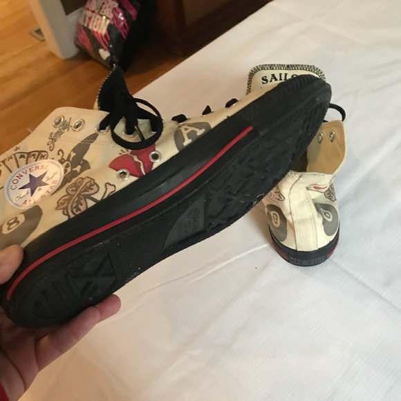 Sailor Jerry Converse Size 9 - Picture 4 of 4